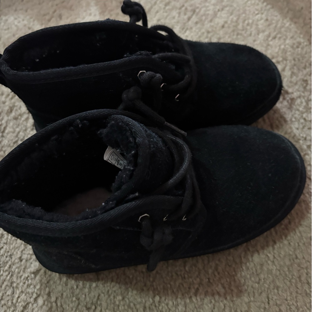 UGG Kids Black Cozy Boots